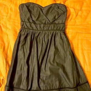 Strapless heart shaped neckline dress